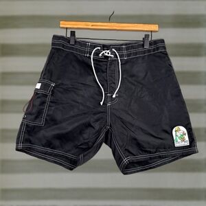 Kanvas by Katin Board Shorts Mens 32 Black SurfingThese vintage Kanvas By Katin